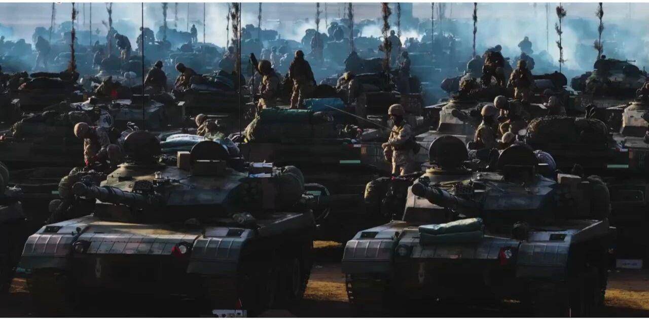 欧冠足球比分_大场面！机器狗、无人机开路欧冠足球比分，实兵对抗演练画面公布