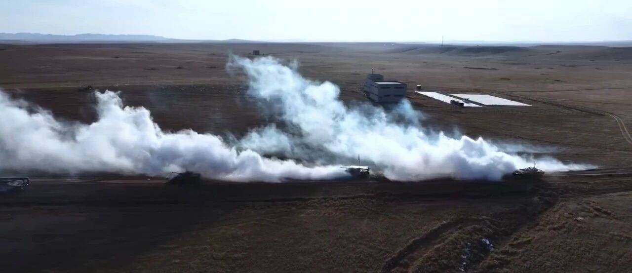 欧冠足球比分_大场面！机器狗、无人机开路欧冠足球比分，实兵对抗演练画面公布